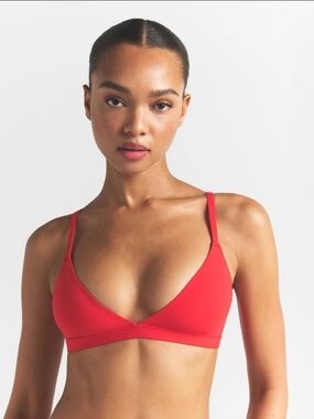 SKIMS Red Triangle Bralette